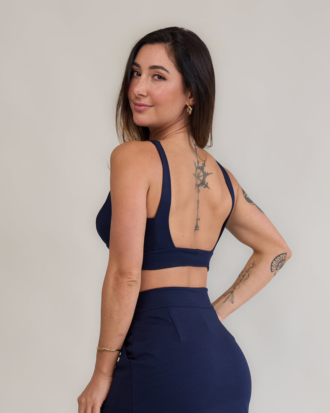 Top Bliss Azul Marinho
