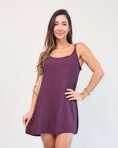 Macaquinho Vestido Açaí