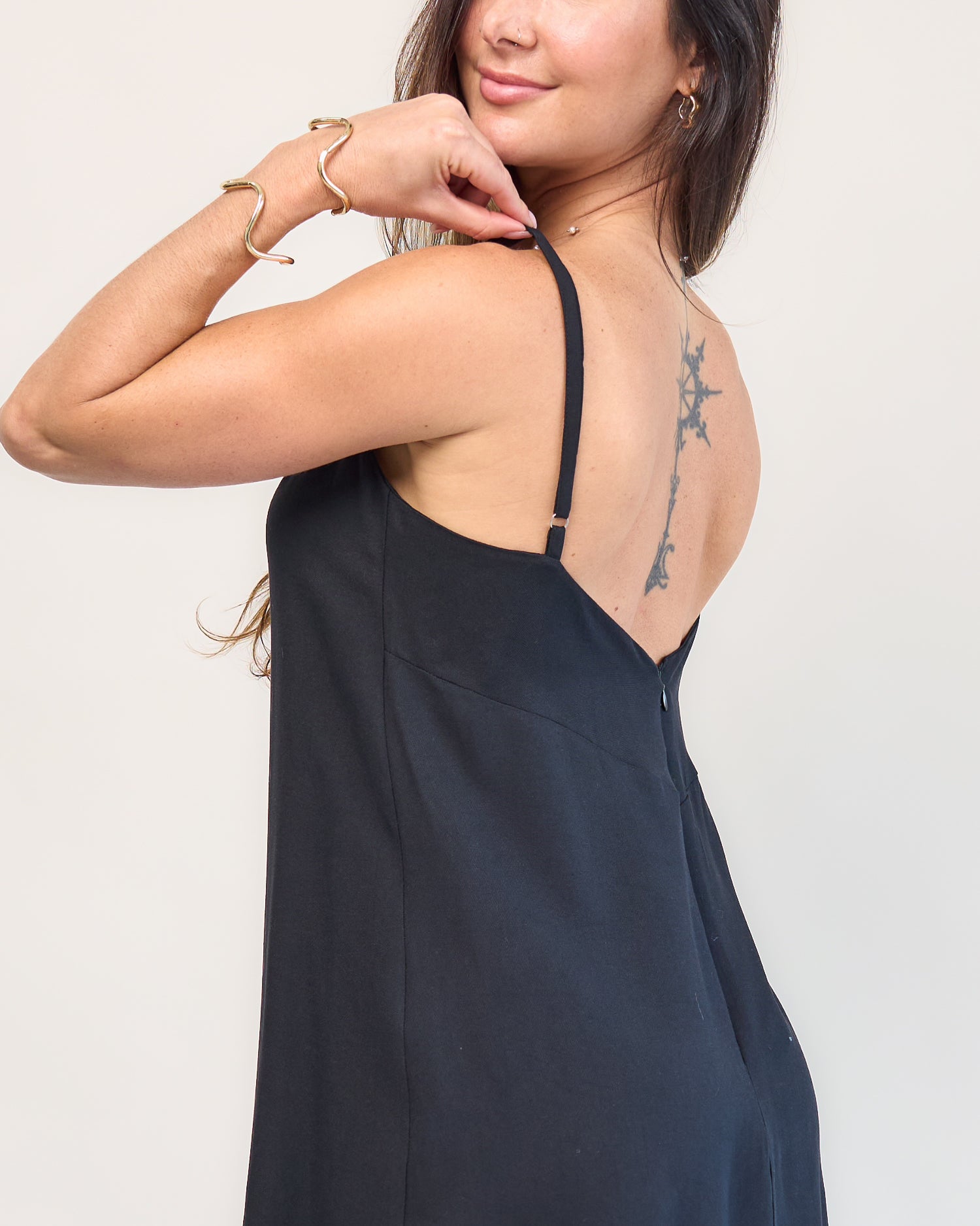 Macaquinho Vestido Preto