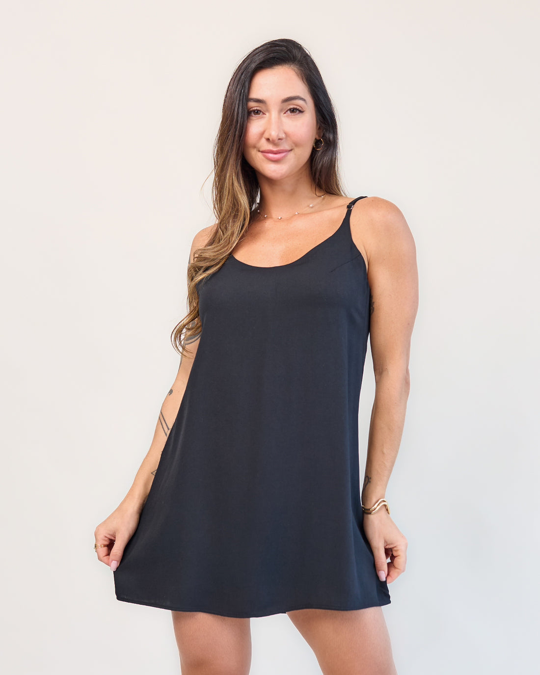 Macaquinho Vestido Preto