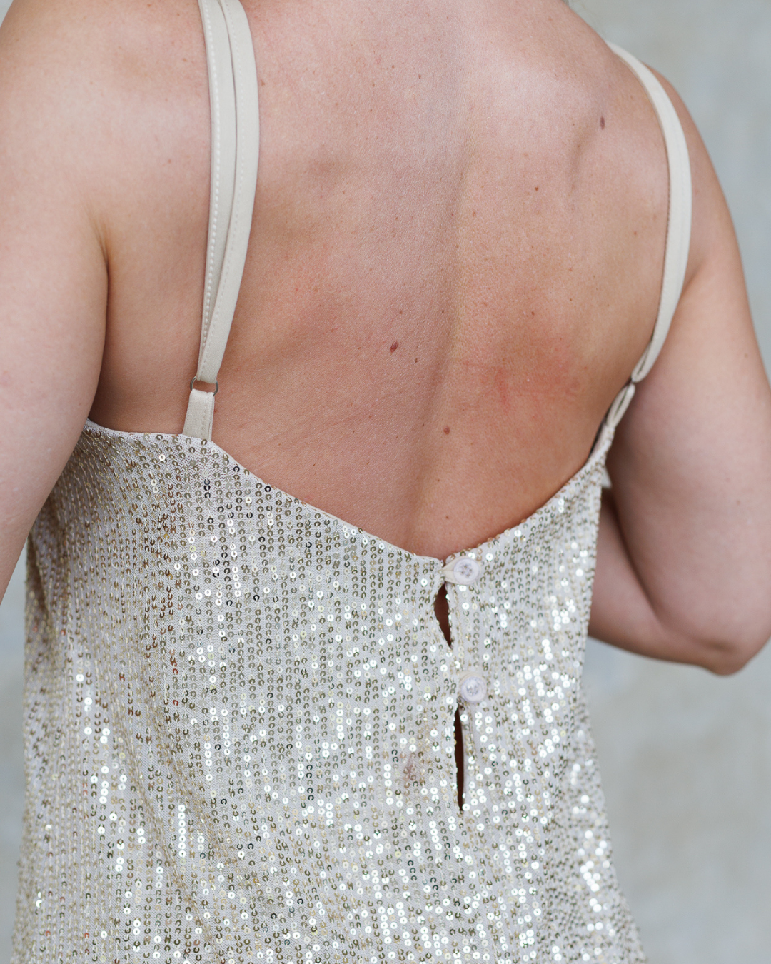 Macaquinho Vestido Glow Dourado