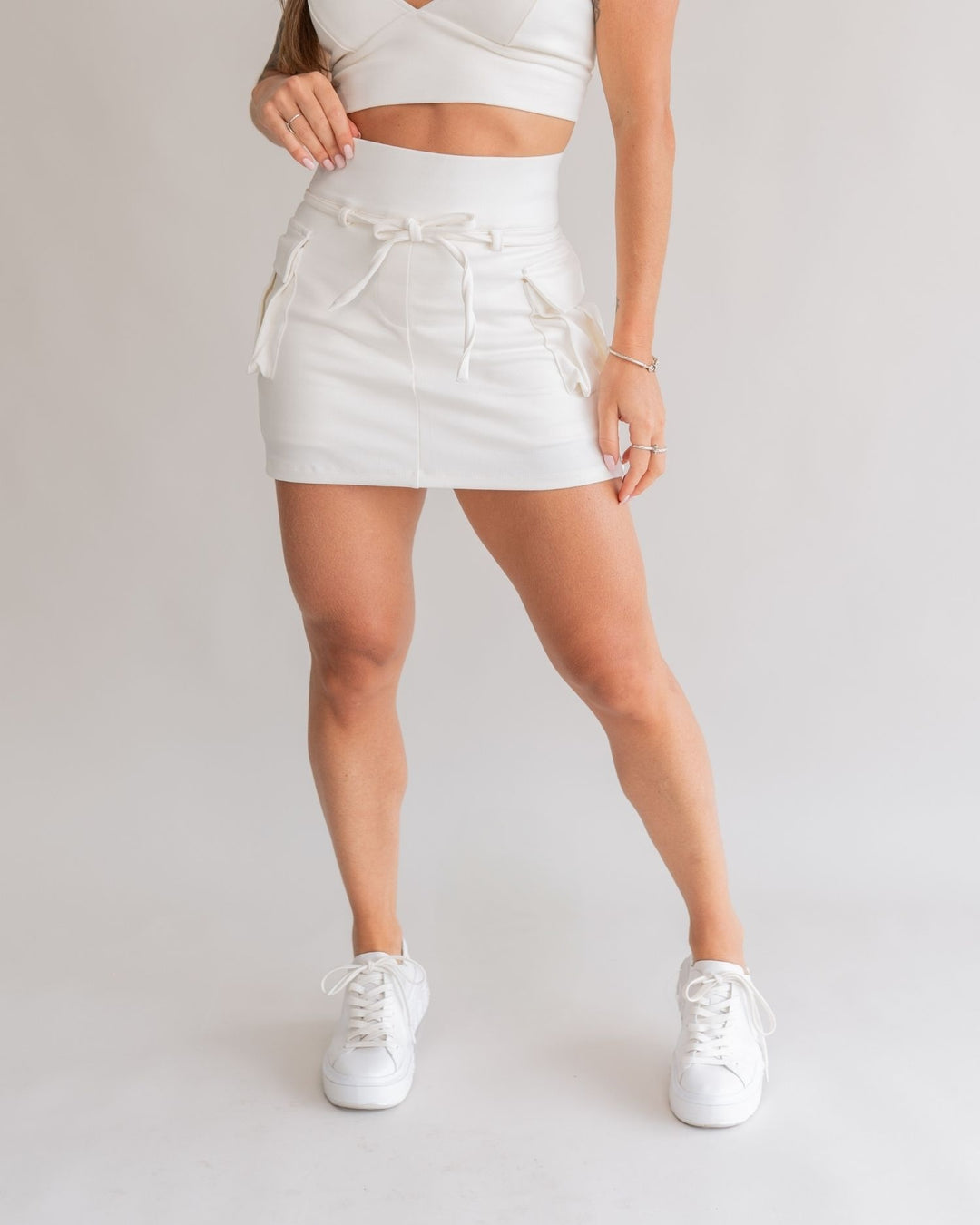 Short Saia Cargo Off-White