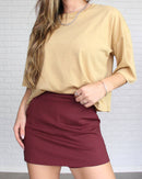 T-Shirt Básica Capuccino