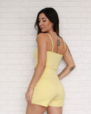 Short Saia Queens Butter Yellow