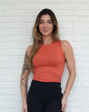 Regata Básica Poliamida Terra Cota