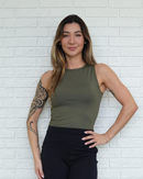 Regata Básica Poliamida Verde Militar