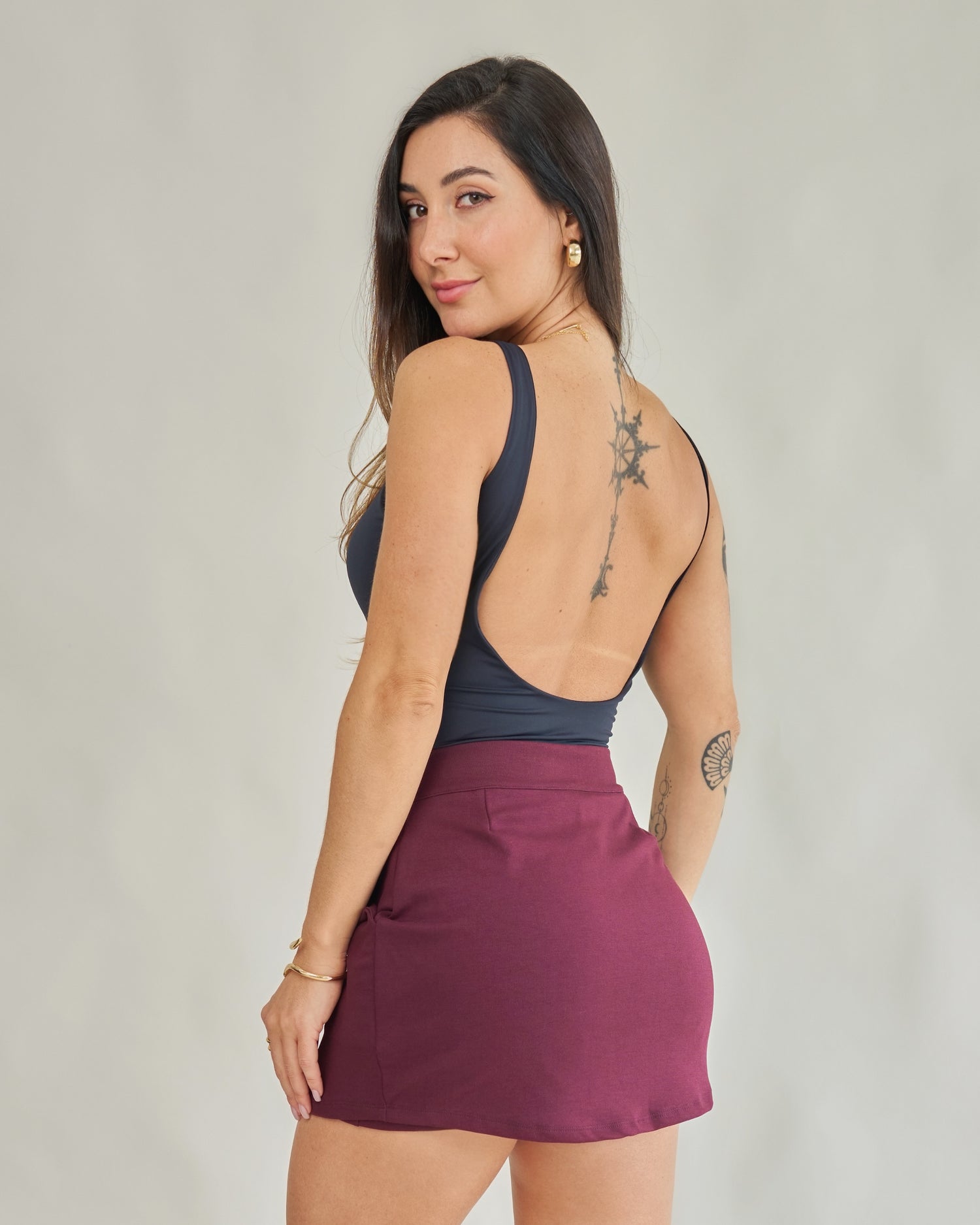 Body Costas Abertas Preto
