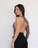 Body Manga Única Animal Print