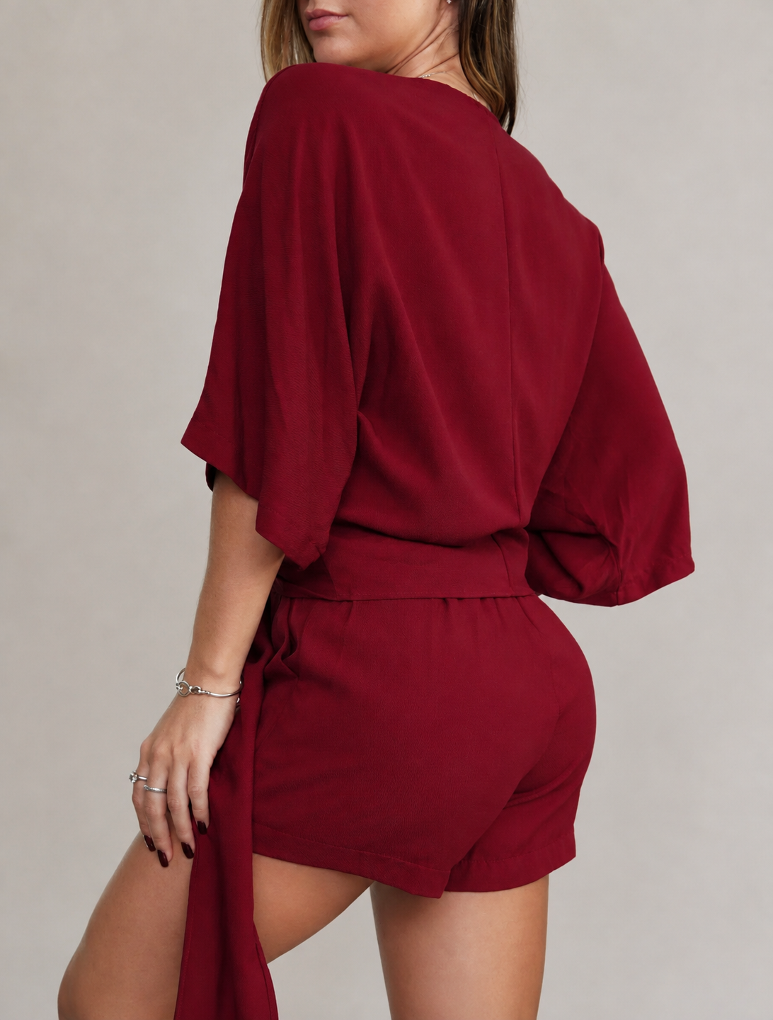 Camisa Amarração Vinho