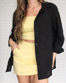 Short Saia Queens Butter Yellow