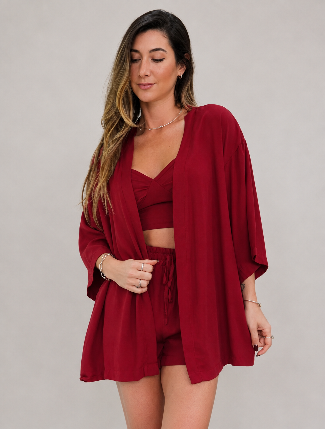 Top Viscose Vinho