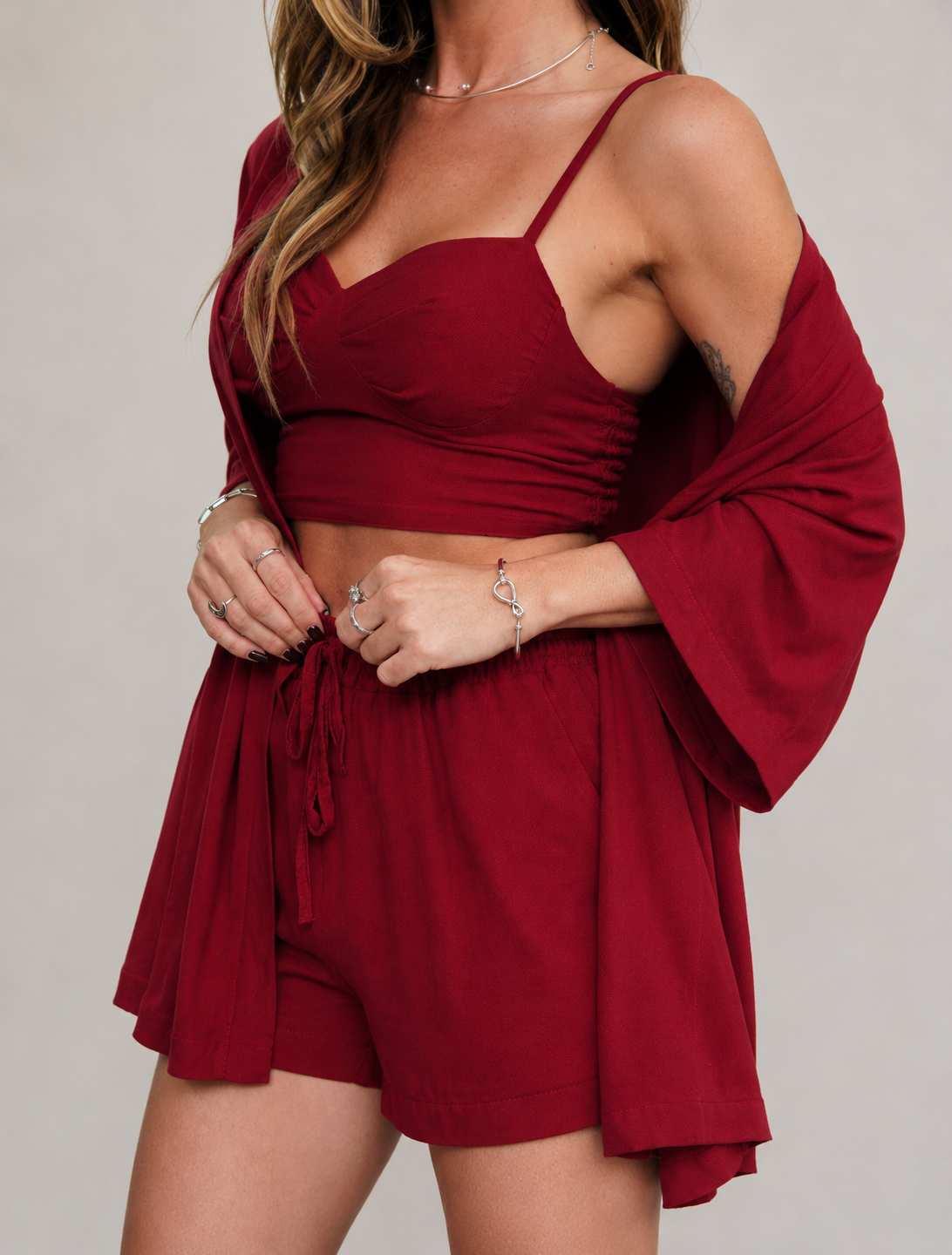 Top Viscose Vinho