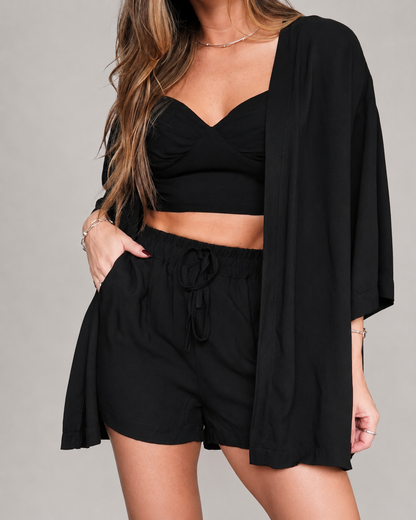 Top Viscose Preto