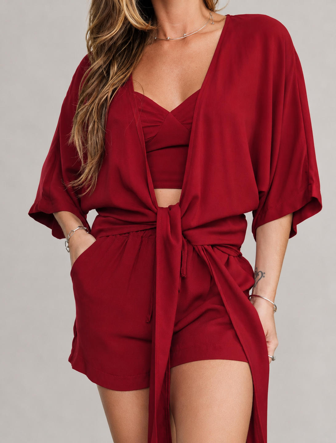Top Viscose Vinho