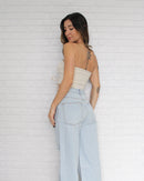 Calça Jeans Wide Rasgos