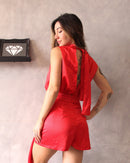 Macaquinho Festa Vermelho