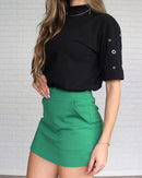 Short Saia Queens Verde Bandeira