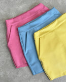 Short Saia Queens Butter Yellow
