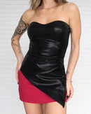 Tomara que Caia Assimétrico Leather