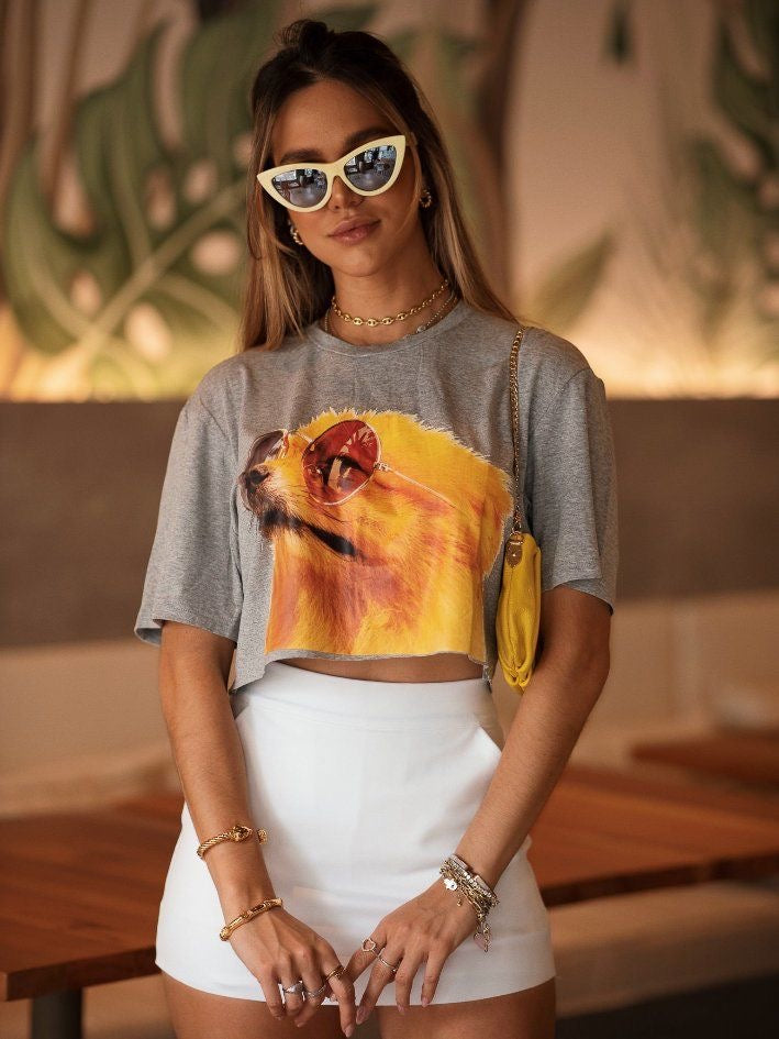 Short Saia Queens Branco