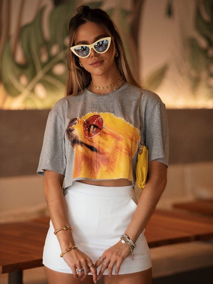 Short Saia Queens Branco