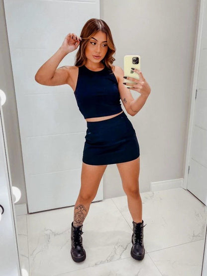 Short Saia Queens Preto